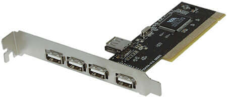 کارت مبدل PCI to USB وینتک USK-25 5 Port USB 2.0 Controller30068