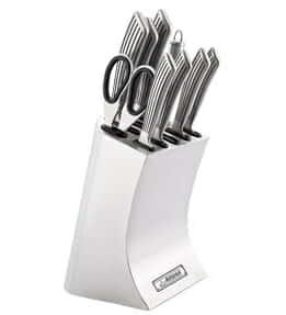 چاقو آشپزخانه عرشیا K106-789 - 10PCS KNIFE SET36234