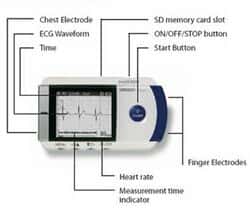 ابزار سنجش سلامت اومرن HCG-801 Portable ECG EKG Handheld Monitor41303thumbnail