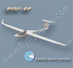 هواپیمای مدل رادیو کنترلی الکتریکی فلای فلای هابی ASW-28  electric38647thumbnail