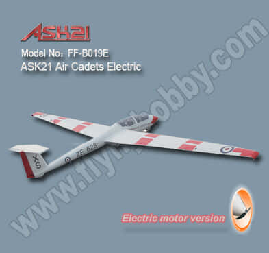هواپیمای مدل رادیو کنترلی الکتریکی فلای فلای هابی ASK-21 Air Cadets Electric38710