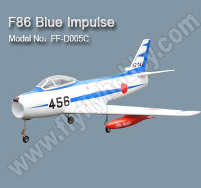 هواپیمای مدل رادیو کنترلی الکتریکی فلای فلای هابی F86 Blue Impulse38758