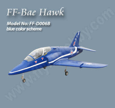 هواپیمای مدل رادیو کنترلی الکتریکی فلای فلای هابی Hawk Blue color scheme38765