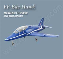 هواپیمای مدل رادیو کنترلی الکتریکی فلای فلای هابی Hawk Blue color scheme38765thumbnail