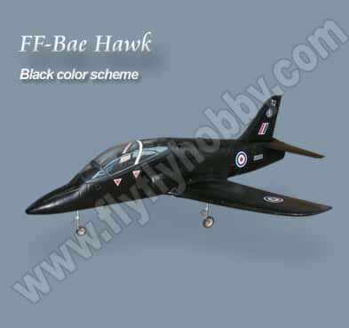 هواپیمای مدل رادیو کنترلی الکتریکی فلای فلای هابی  Hawk-Black38768