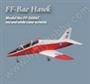 هواپیمای مدل رادیو کنترلی الکتریکی فلای فلای هابی Hawk Red and white color scheme