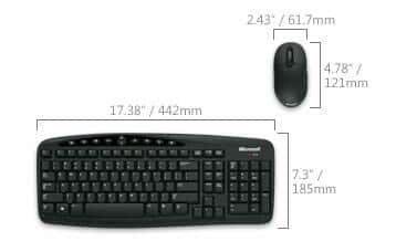 ست موس و کیبورد مایکروسافت Wireless Optical Desktop 700 3032
