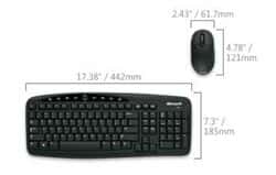 ست موس و کیبورد مایکروسافت Wireless Optical Desktop 700 3032thumbnail
