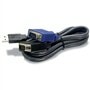 کابل PS2، USB KVM ترندنت TK-CU10 USB/VGA KVM Cable 