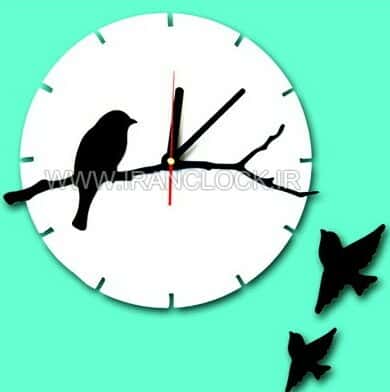 ساعت دیواری ، تبلیغاتی ، فانتزی ایران کلاک مدل پرنده49534