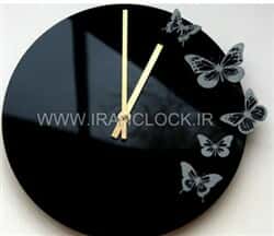ساعت دیواری ، تبلیغاتی ، فانتزی ایران کلاک مدل پروانه49536thumbnail