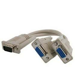 کابل RGB Cable - VGA   1TO2 Monitor Cable50042thumbnail