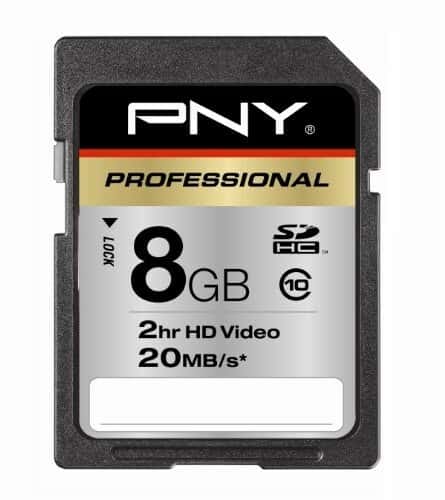 کارت حافظه پی ان وای SD 8GB Class 1052066