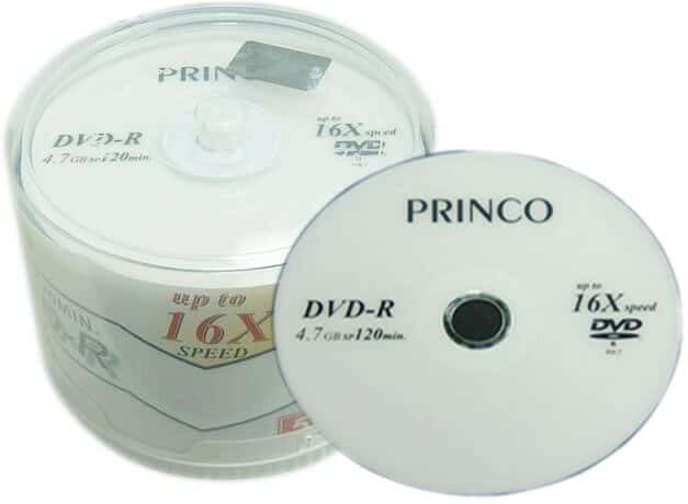 سی دی و دی وی دی - لوح فشرده پرینکو BLACK DVD-R باکس 50 عددی55296