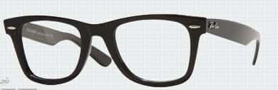 عینک آفتابی ری بن ويفرر شیشه شفاف Wayfarer54230