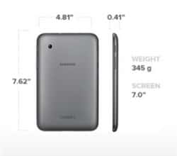 تبلت سامسونگ Galaxy Tab2  P3100 7" 8Gb 74581thumbnail
