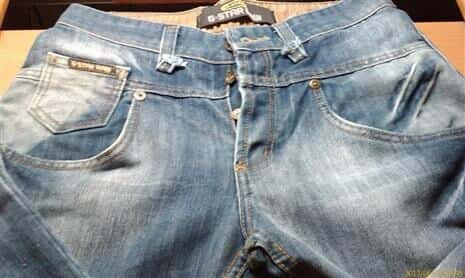 شلوار جین مردانه جی استار آبی روشن طرح دار76675