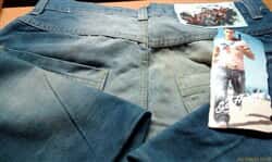 شلوار جین مردانه   برند GURU آبی روشن طرح ساده76689thumbnail
