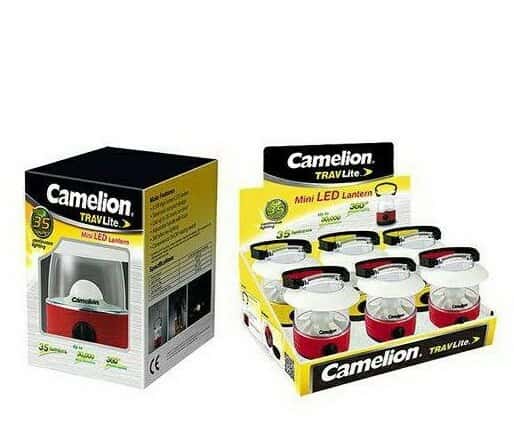 چراغ قوه، شارژی، چراغ پیشانی   Camelion SL2011 TRAVLite Mini LED Lantern160508