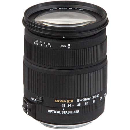 لنز دوربین عکاسی  سیگما 18-200mm F3.5-5.6 DC OS HSM FOR NIKON13710