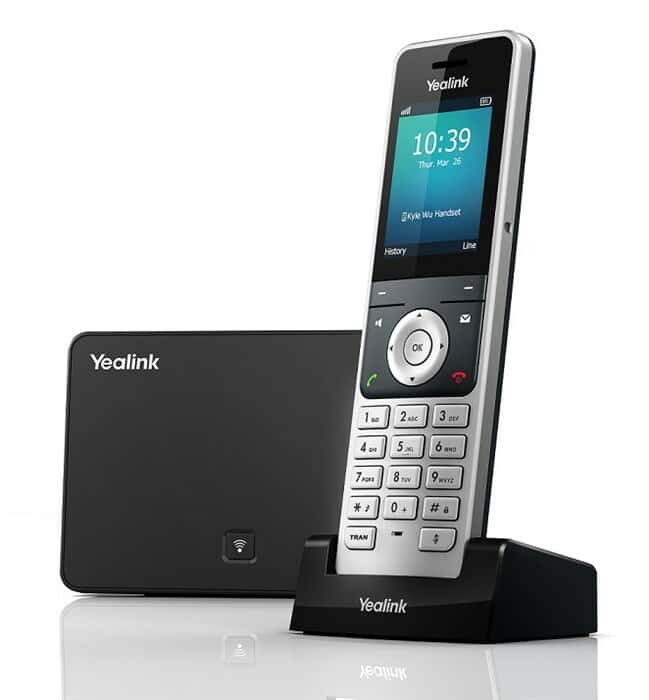 مرکز تلفن ویپ یی لینک W56P Dect Phone handset and base135678