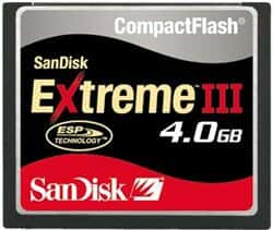 کارت حافظه  سن دیسک Extreme III CF 4GB16543thumbnail