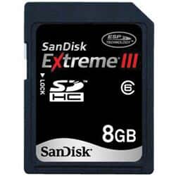 کارت حافظه  سن دیسک Extreme III SD 8GB16553thumbnail