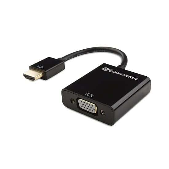 مبدل VGA To HDMI   Cable Matters Adapter in Black154318