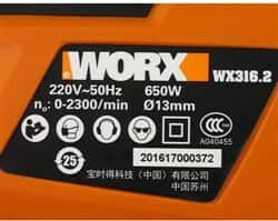 دریل چکشی - ضربه ای   Worx WX316 176407thumbnail