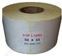 لیبل  TOP LABEL 50*55 کاغذی تک ردیف 1000 تایی