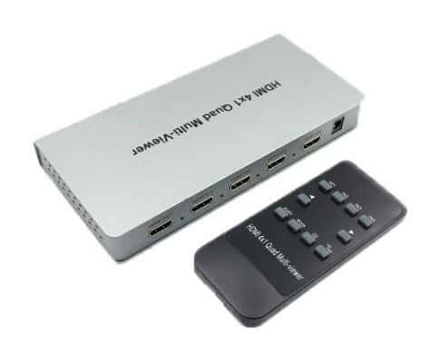اسپلیتر مانیتور Video Splitter کی نت HDMI QUAD Multi Viewer 4*1Port182622