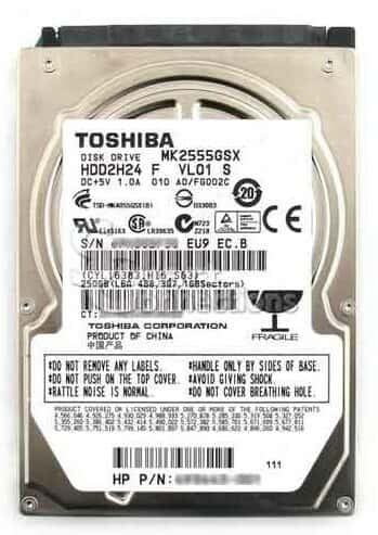 هارد لپ تاپ توشیبا MK2552GSX 250GB185035