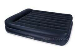 تختخواب بادی، تشک بادی اینتکس Two-tier blue deluxe air bed / 6670221803thumbnail