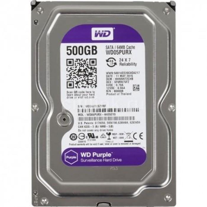 هارد اینترنال وسترن دیجیتال Purple WD05PURX 500GB190138