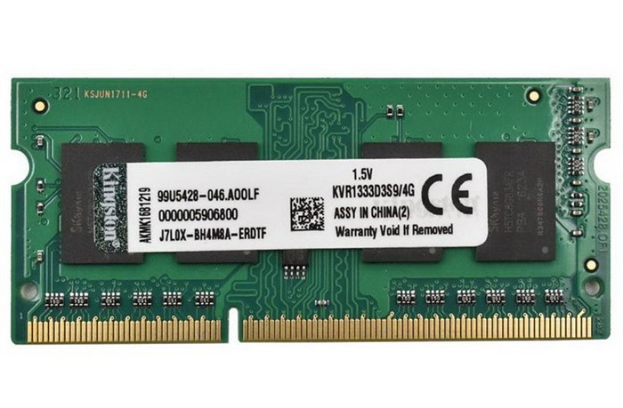 رم لپ تاپ کینگستون DDR3 1333S/10600 MHz 4GB 190777