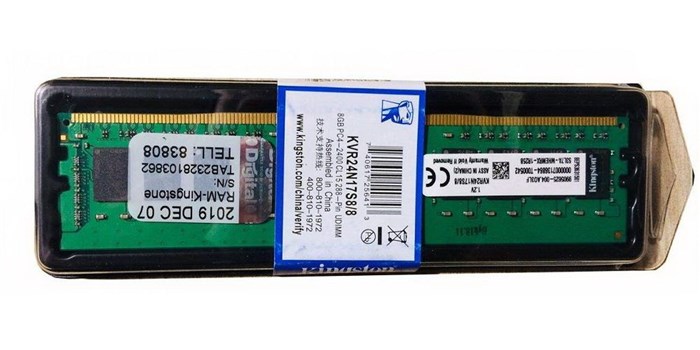 رم DDR4 کینگستون KVR24N17S8 2400Mhz 8GB190778