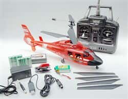 هلیکوپتر مدل رادیو کنترل موتور الکتریکی ای اسکای Dauphin FM22435thumbnail