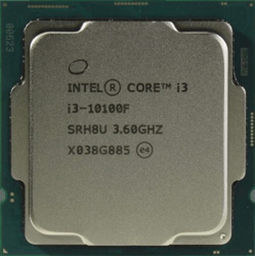 CPU اینتل Core i3 10100F 3.60MHZ197444