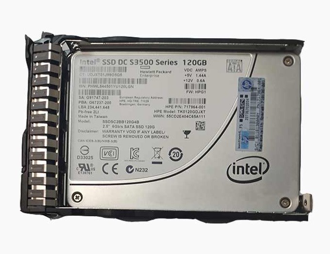 هارد SSD اینترنال اچ پی 120GB 6G 2.5 sata 717964-001197722