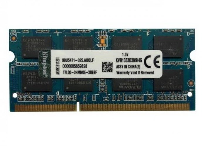 رم لپ تاپ کینگستون DDR3 PC3 10600s1333 MHz 4GB197940