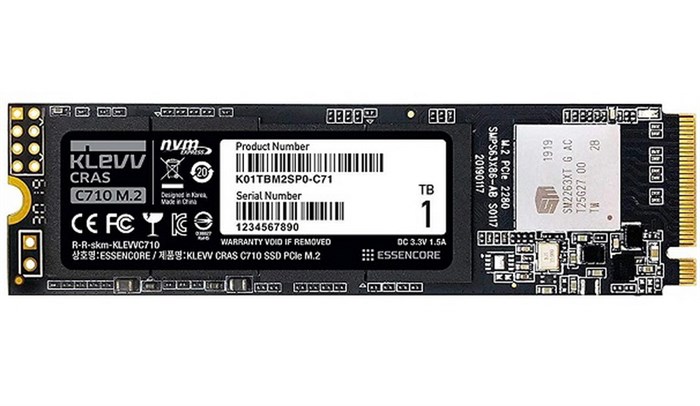 هارد SSD اینترنال   KLEVV CRAS C710 NVMe M.2 PCI-E 1TB198621