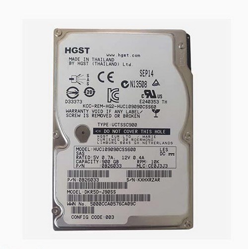 هارد دیسک SAS   HGST 900GB 10K 6Gbps 0B26033198748