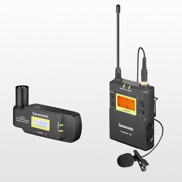 میکروفون تخصصی ، حرفه ای   Saramonic UwMic9 Kit7 TX9+ RX-XLR9 UHF wireless205874