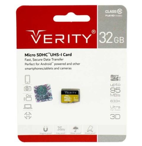 کارت حافظه وریتی U106 Class 10 U1 32GB micro SDHC UHS-1211098