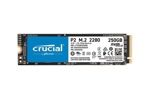هارد SSD اینترنال کروشیال P2 M.2 250GB212372