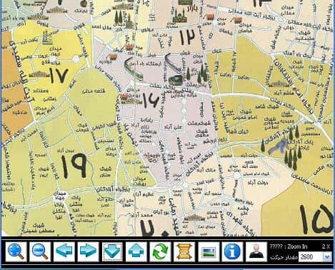 نقشه GPS دستی و خودرویی   نقشه كامل تهران25945