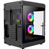 کیس کامپیوتر گیم مکس HYPE Black216366thumbnail