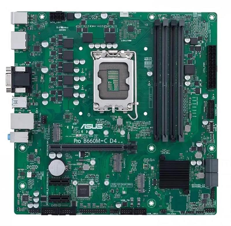 مادربورد ایسوس Pro B660M-C D4-CSM215667
